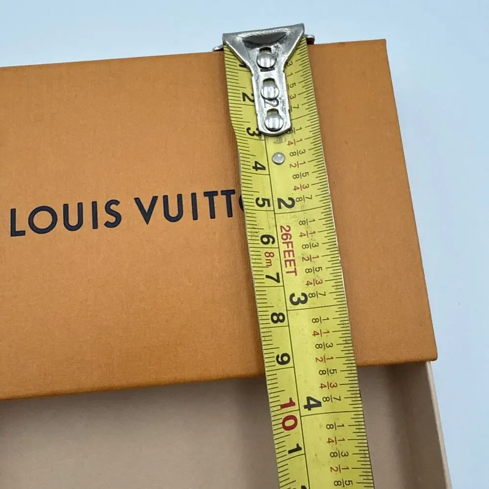 Authentic Louis Vuitton Accessory Orange Small Box & Wallet Dust Cover
